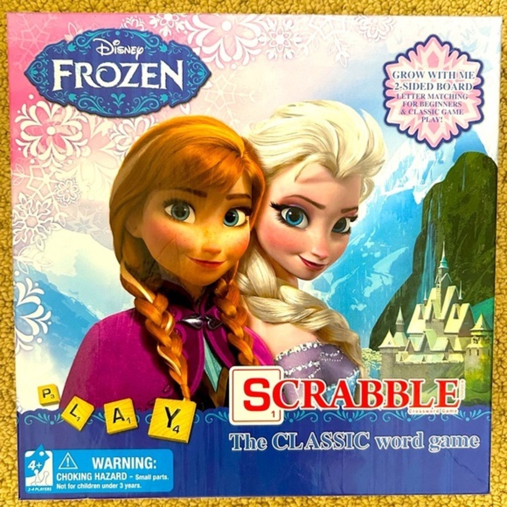 DISNEY FROZEN SCRABBLE BOARD GAME